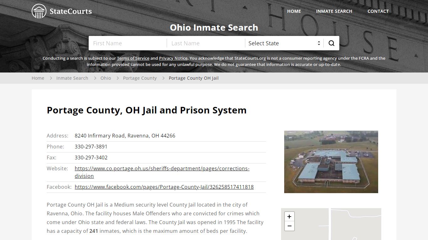 Portage County, OH Jail and Prison System - State Courts